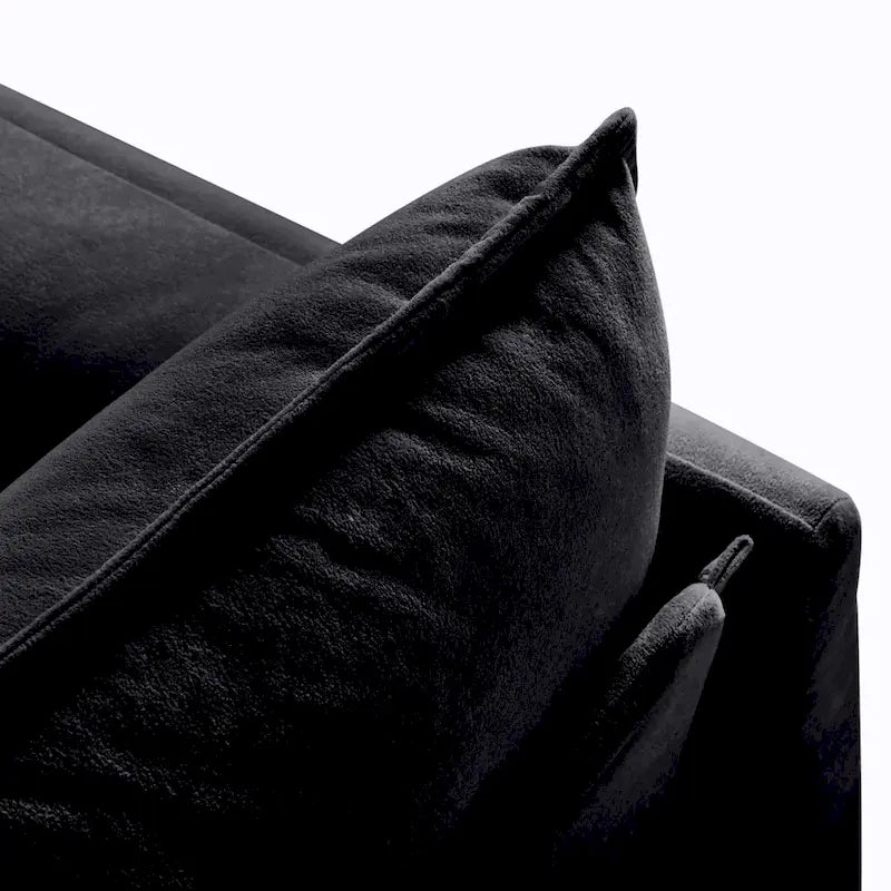Lot de 2 fauteuils d'appoint en chenille avec accoudoirs surdimensionnés et sièges profonds de 76 cm (capacité de 360 kg)