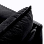 Lot de 2 fauteuils d'appoint en chenille avec accoudoirs surdimensionnés et sièges profonds de 76 cm (capacité de 360 kg)