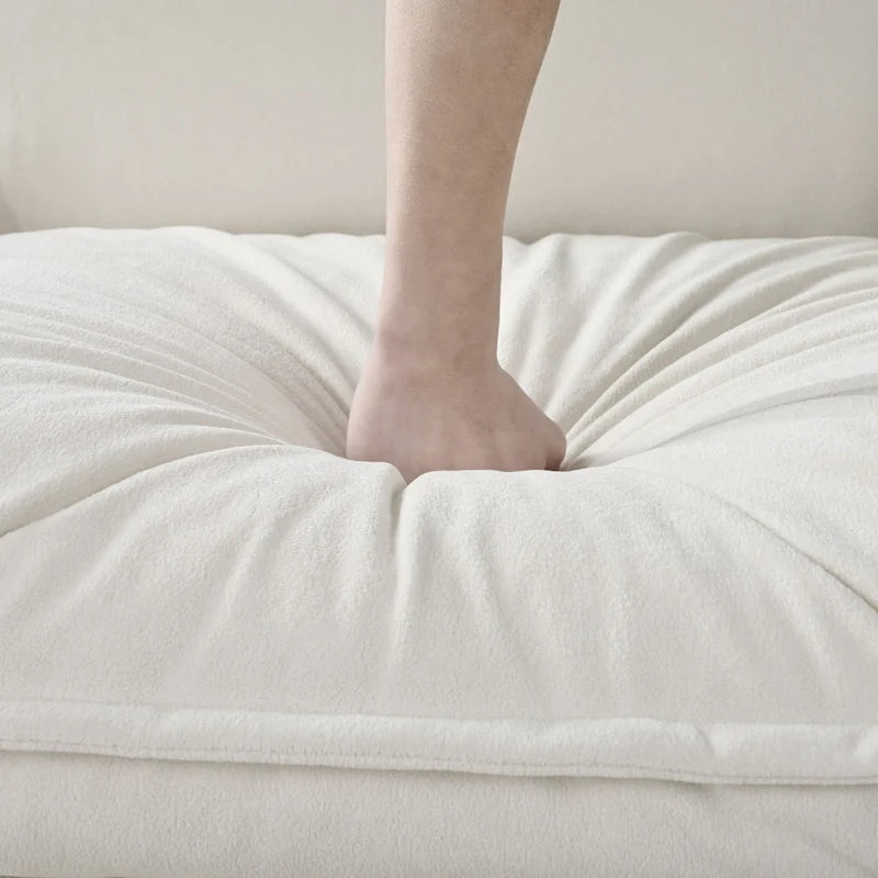 Lot de 2 fauteuils d'appoint en chenille avec accoudoirs surdimensionnés et sièges profonds de 76 cm (capacité de 360 kg)