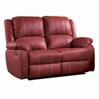 Causeuse inclinable - Cuir synthétique rouge