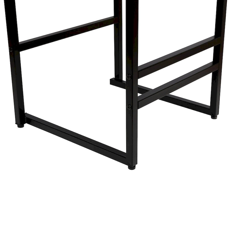 Tabourets de bar lot de 2, assise en corde de papier tressée à la main avec cadre en métal, hauteur de comptoir