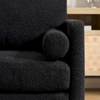 Fauteuil d'appoint moderne avec pieds en bois