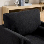 Fauteuil d'appoint moderne avec pieds en bois