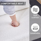 Fauteuil rembourré blanc 28,74 avec structure en métal