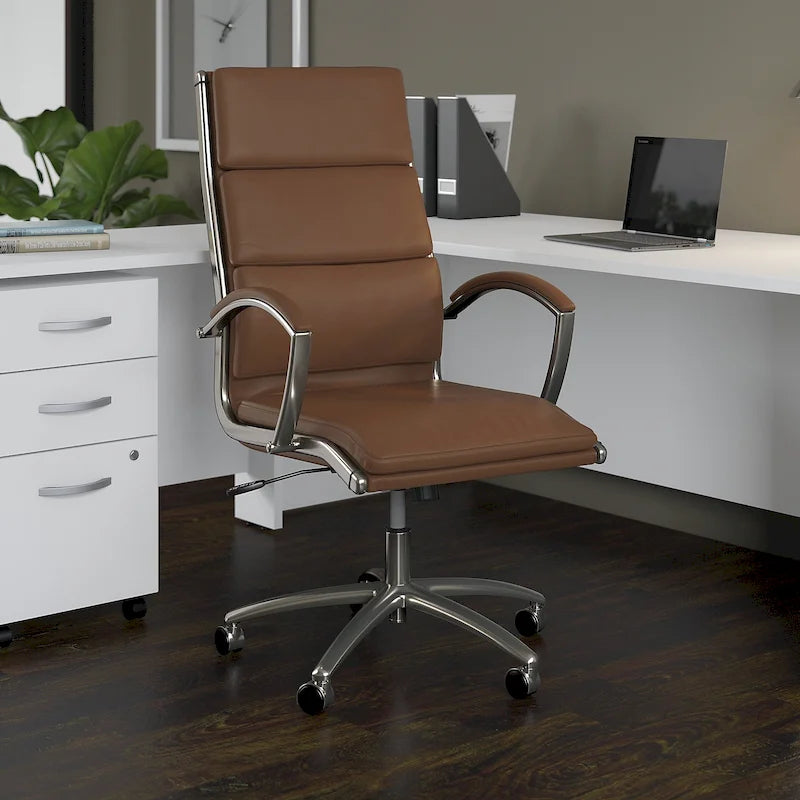 Chaise de bureau de direction haute Jamestown de Bush Business Furniture
