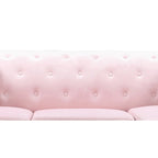 Canapé sectionnel moderne en velours capitonné avec méridienne, 83"L x 58"l x 31"H