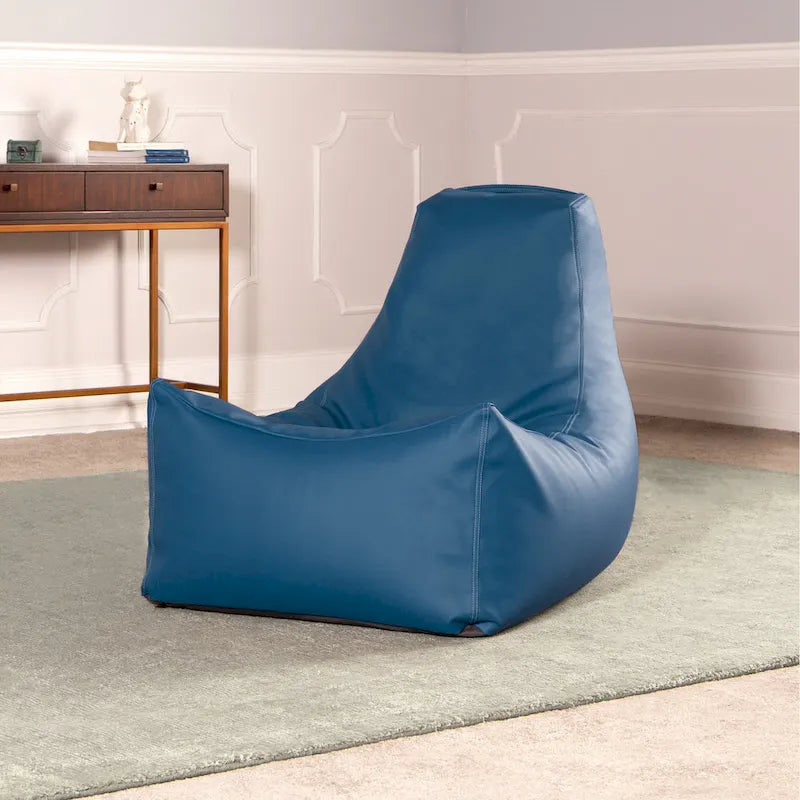 Grand fauteuil poire pour salle de classe avec revêtement en vinyle
