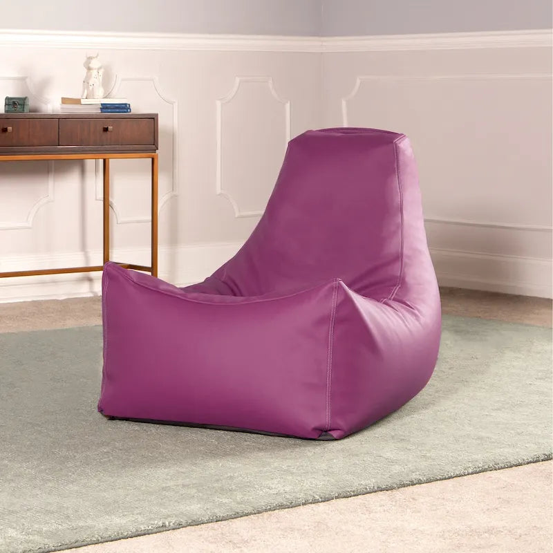 Grand fauteuil poire pour salle de classe avec revêtement en vinyle