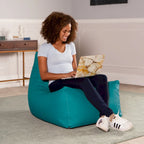 Grand fauteuil poire pour salle de classe avec revêtement en vinyle