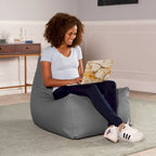 Grand fauteuil poire pour salle de classe avec revêtement en vinyle