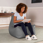 Grand fauteuil poire pour salle de classe avec revêtement en vinyle