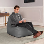 Grand fauteuil poire pour salle de classe avec revêtement en vinyle