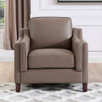 Canapé et fauteuil en cuir pleine fleur