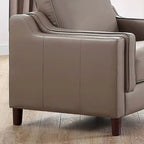 Canapé et fauteuil en cuir pleine fleur