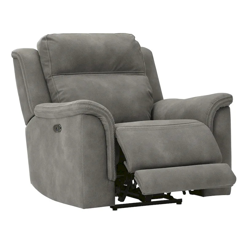 Fauteuil inclinable électrique avec port USB et revêtement en similicuir