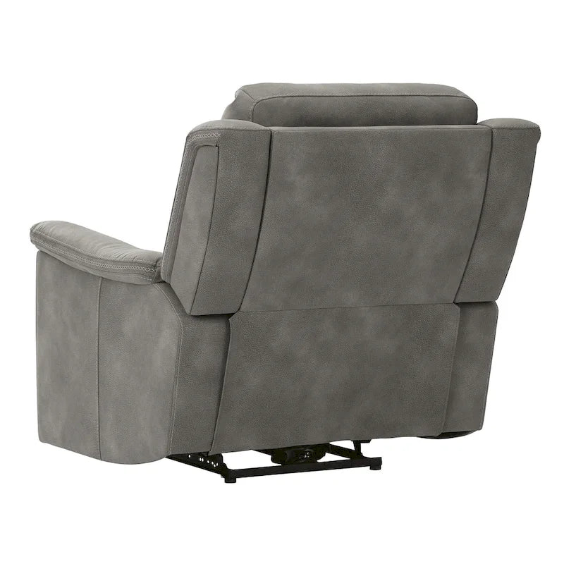 Fauteuil inclinable électrique avec port USB et revêtement en similicuir