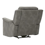 Fauteuil inclinable électrique avec port USB et revêtement en similicuir