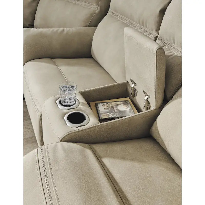 Fauteuil inclinable électrique avec port USB et revêtement en similicuir