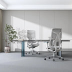 Chaise de bureau ergonomique avec double support lombaire dynamique