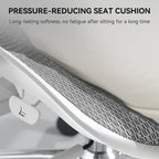 Chaise de bureau ergonomique avec double support lombaire dynamique
