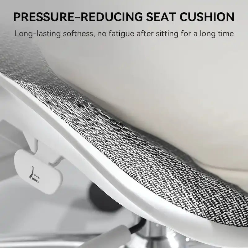 Chaise de bureau ergonomique avec double support lombaire dynamique