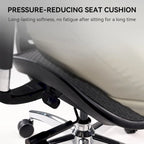 Chaise de bureau ergonomique avec double support lombaire dynamique