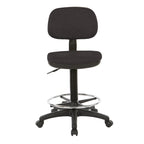 Chaise de dessinateur avec dossier et assise sculptés