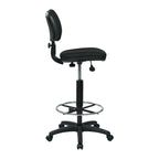 Chaise de dessinateur avec dossier et assise sculptés