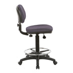 Chaise de dessinateur avec dossier et assise sculptés