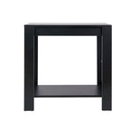 Table d'appoint étroite avec étagère