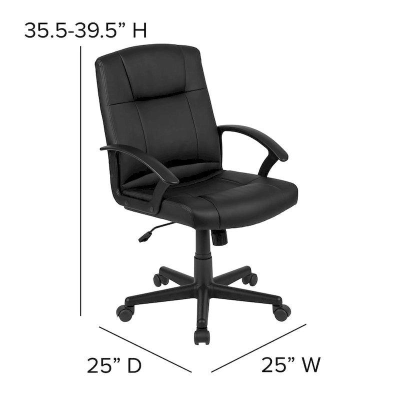 Ensemble table de conférence ovale 5 pièces avec 4 chaises de bureau rembourrées en similicuir