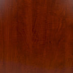 Ensemble table de conférence ovale 5 pièces avec 4 chaises de bureau rembourrées en similicuir