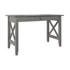 Bureau avec tiroir gris