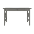 Bureau avec tiroir gris