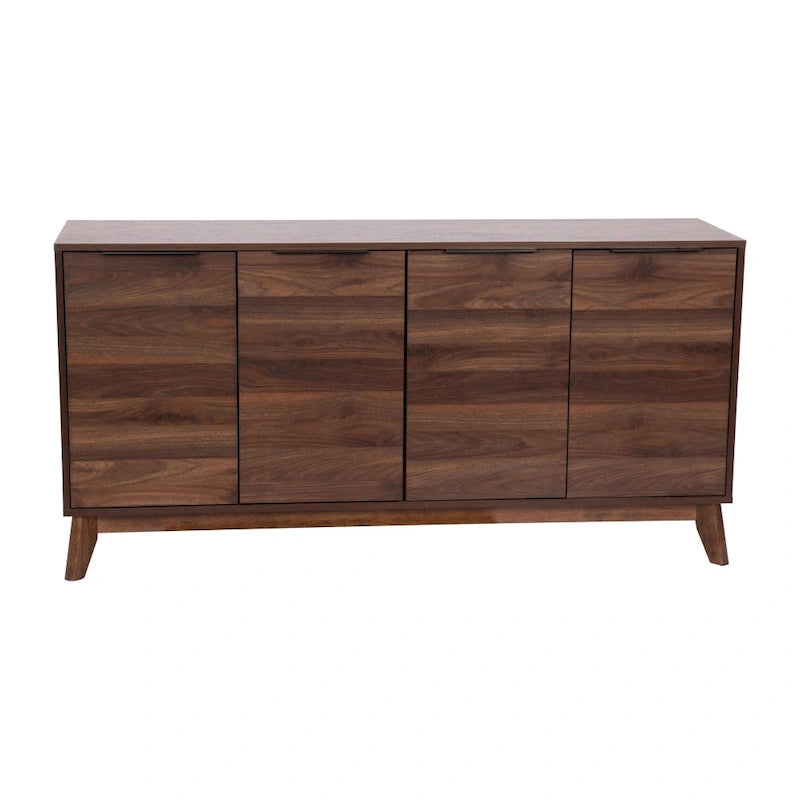 Meuble buffet de 60 po avec 4 portes à fermeture douce et tablettes ajustables