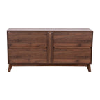 Meuble buffet de 60 po avec 4 portes à fermeture douce et tablettes ajustables