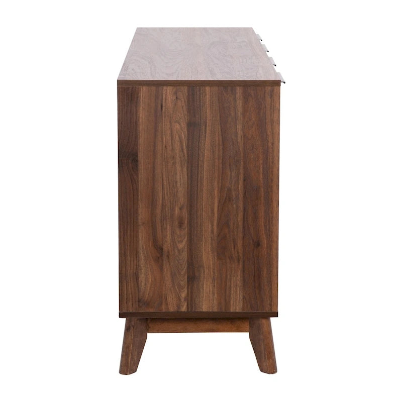 Meuble buffet de 60 po avec 4 portes à fermeture douce et tablettes ajustables