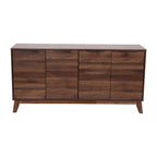 Meuble buffet de 60 po avec 4 portes à fermeture douce et tablettes ajustables