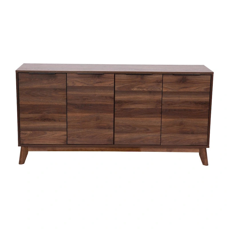 Meuble buffet de 60 po avec 4 portes à fermeture douce et tablettes ajustables