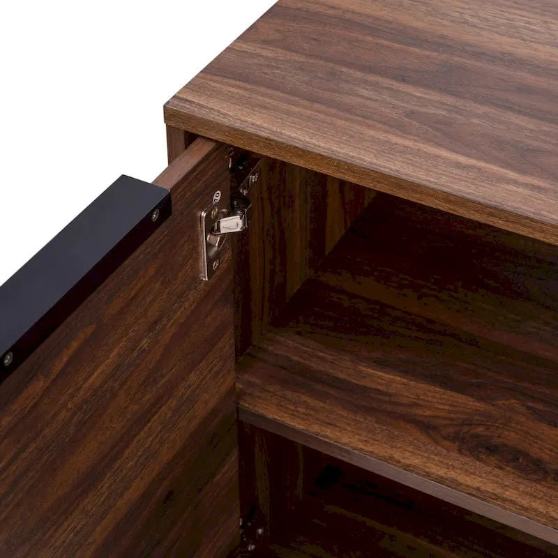 Meuble buffet de 60 po avec 4 portes à fermeture douce et tablettes ajustables