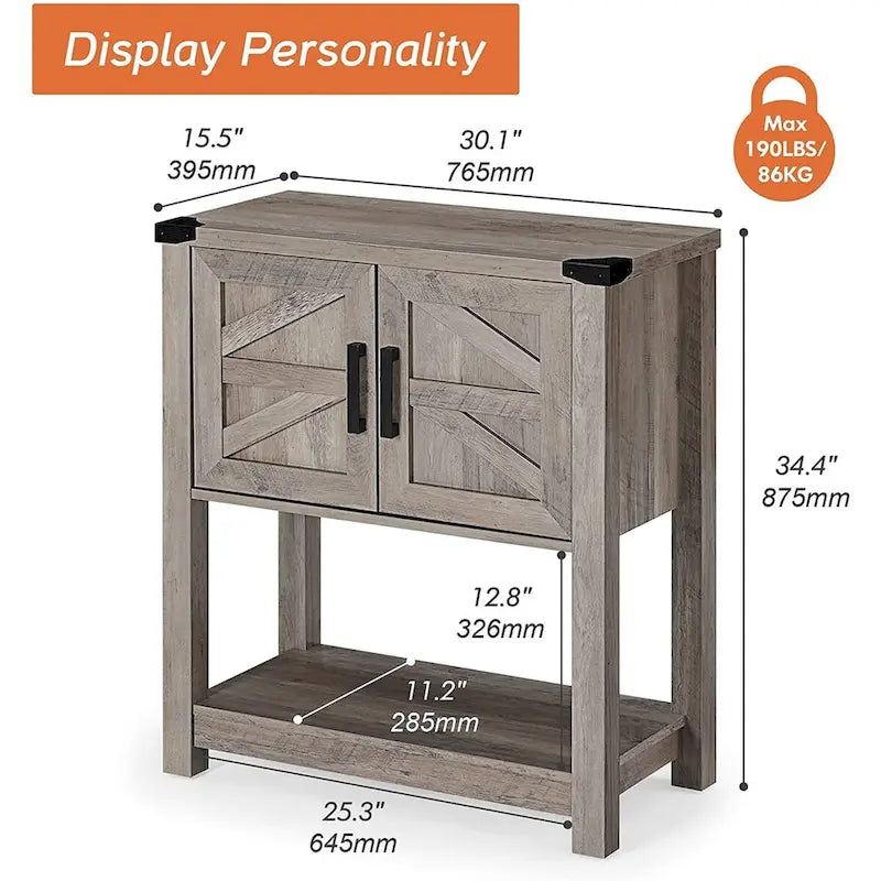Buffet de Ferme Moderne, Bahut en Bois pour Salon