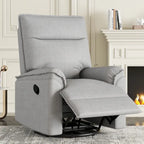 Fauteuil inclinable, pivotant et à bascule avec fonction d'inclinaison manuelle