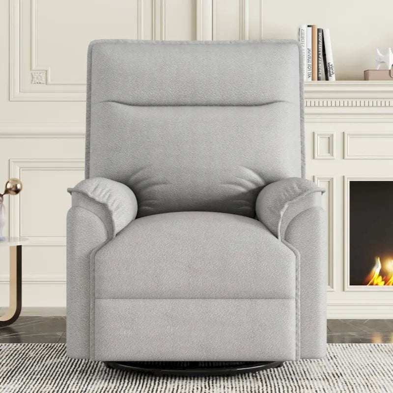 Fauteuil inclinable, pivotant et à bascule avec fonction d'inclinaison manuelle