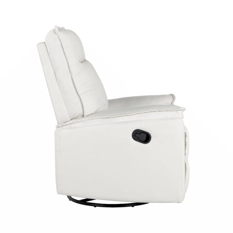 Fauteuil inclinable, pivotant et à bascule avec fonction d'inclinaison manuelle