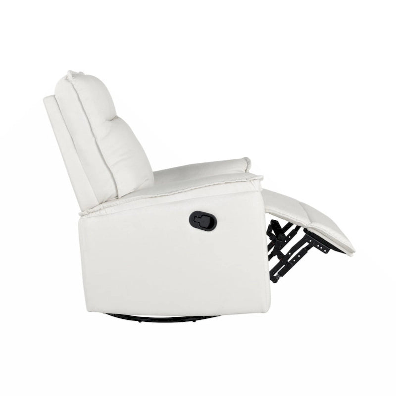 Fauteuil inclinable, pivotant et à bascule avec fonction d'inclinaison manuelle