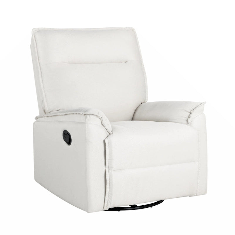 Fauteuil inclinable, pivotant et à bascule avec fonction d'inclinaison manuelle