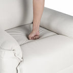 Fauteuil inclinable, pivotant et à bascule avec fonction d'inclinaison manuelle
