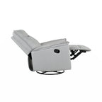 Fauteuil inclinable, pivotant et à bascule avec fonction d'inclinaison manuelle