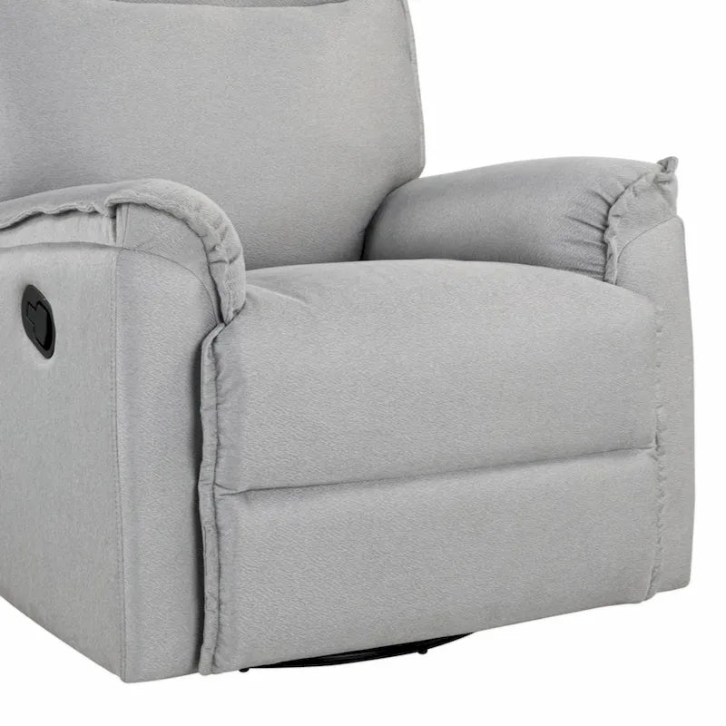Fauteuil inclinable, pivotant et à bascule avec fonction d'inclinaison manuelle