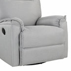 Fauteuil inclinable, pivotant et à bascule avec fonction d'inclinaison manuelle